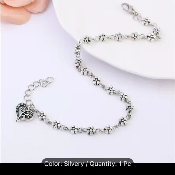 Floral anklet/Bracelet - Picture 4 of 11